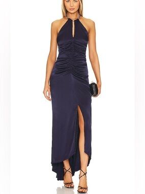 Astr The Label Stella Dress in Navy